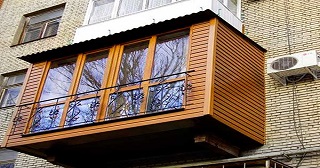Внешняя отделка балкона Ревда цена от 1031 руб. м/2.